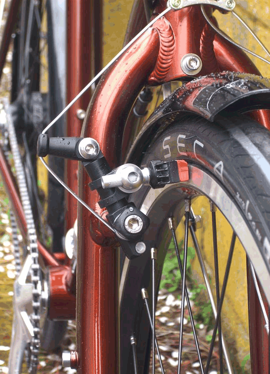 gravel bike with rim brakes