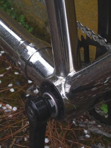 polished titanium tandem 9