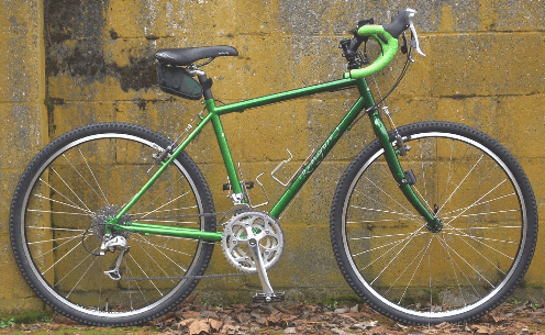 Green  Cross Bike