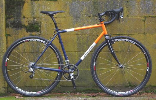 Blue/White/Orange Cyclocross Bike