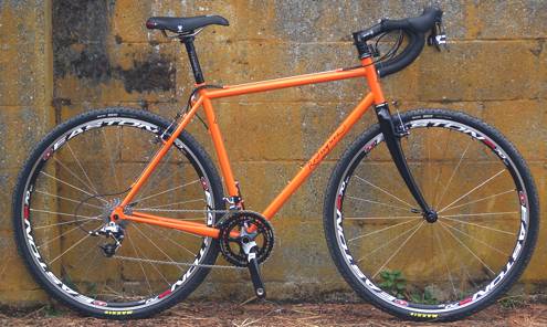 Orange Cyclocross bike