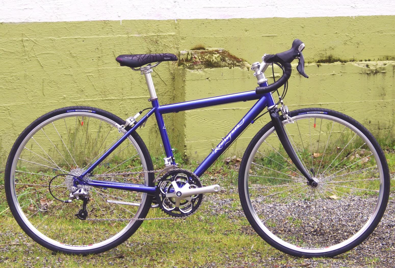 Blue Rodriguez race bicycle