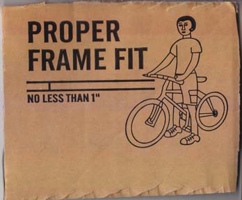 Simplistic and limited frame fit guide