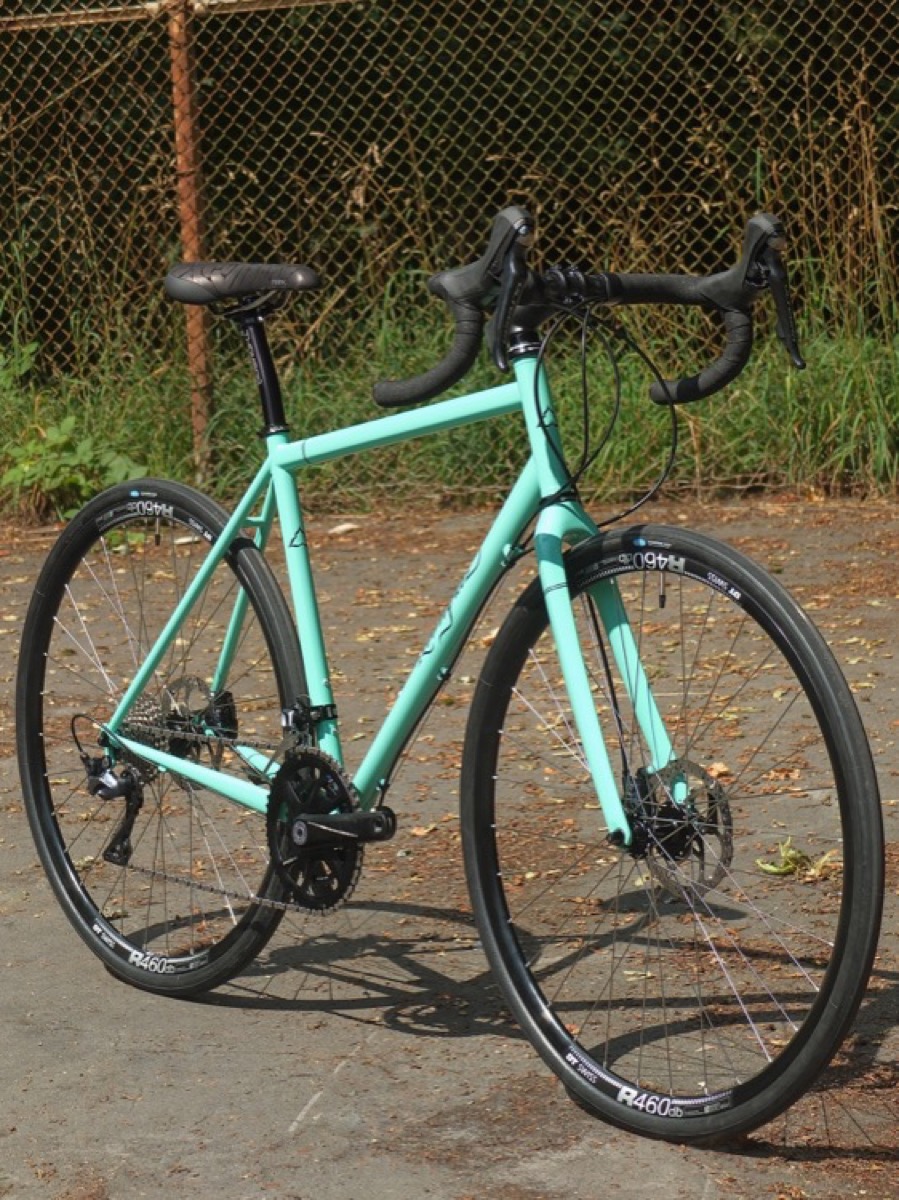 mint green bike