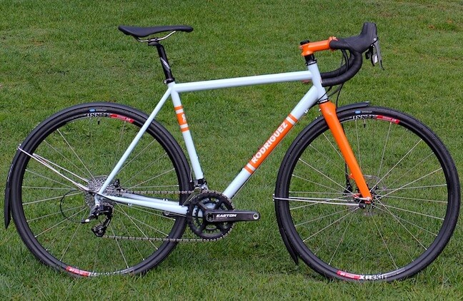 lightest weight disc brake racing bicycles the Rodriguez Bandito