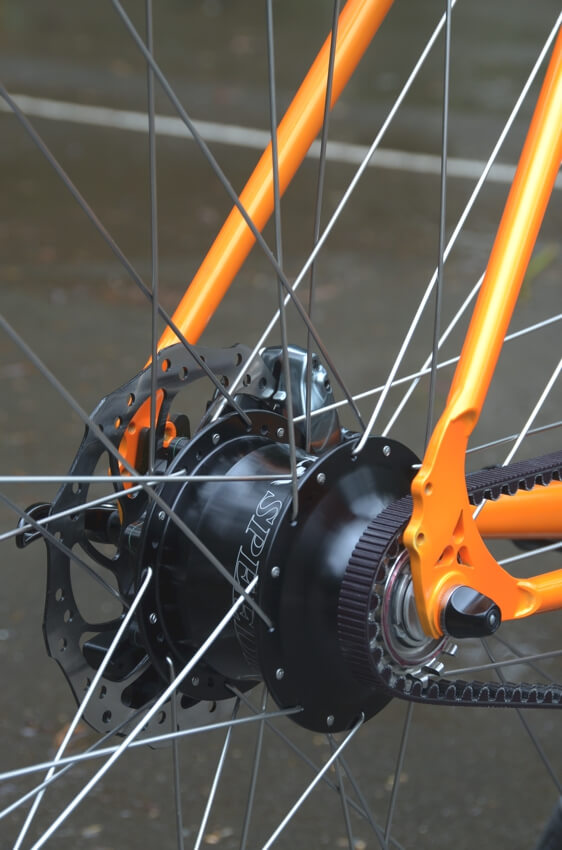 Rohloff Hub with disc brakes