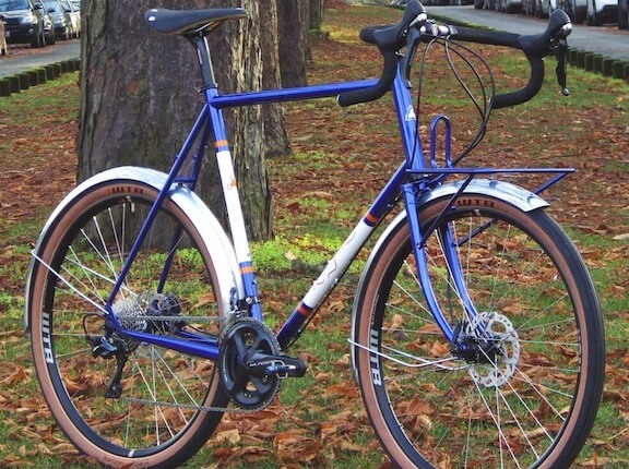 Blue Rodriguez touring bicycle